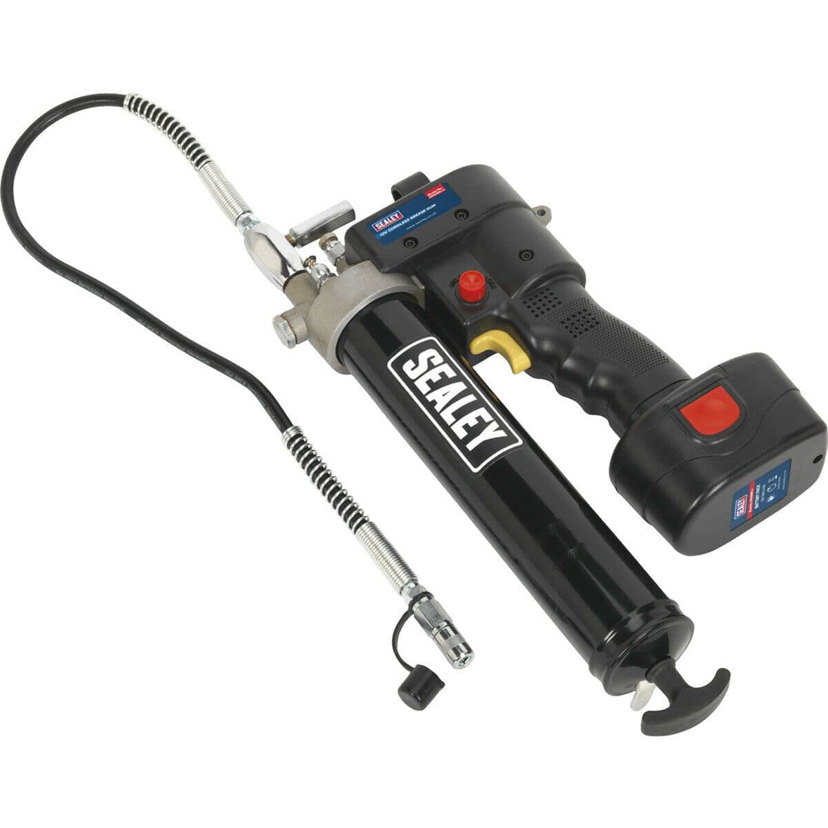 12V Cordless Grease Gun Kit Holds Cartridge Includes Battery & Charger