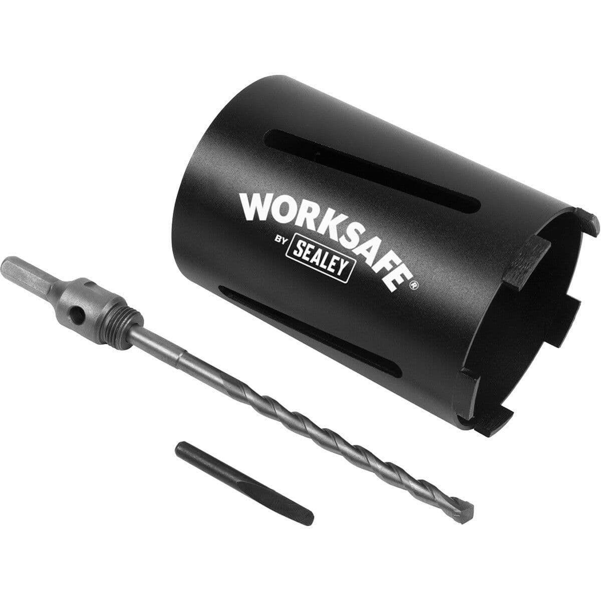 107mm x 150mm Dry Diamond Core Drill Hole Saw Hex Drive Adaptor Drill Bit
