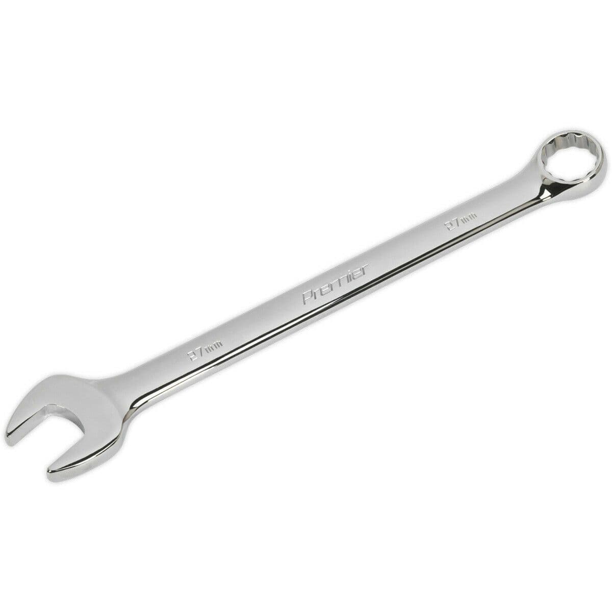 27mm Steel Combination Spanner - Long Slim Design Combo Wrench - Chrome Vanadium