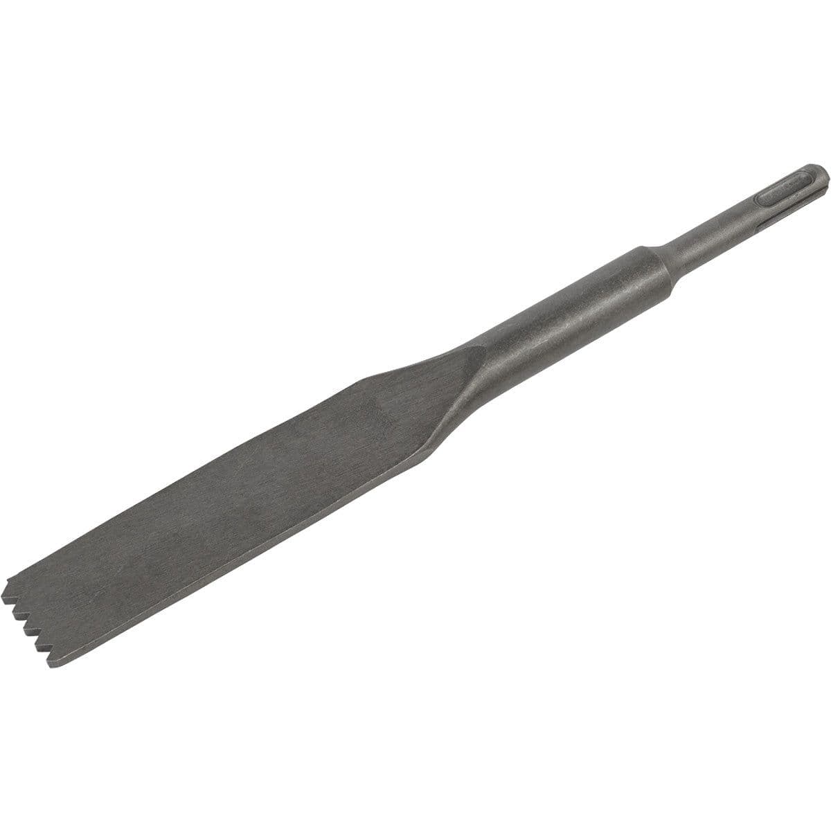 30 x 250mm Toothed Mortar Comb Chisel SDS Plus Shank Impact Demolition Steel