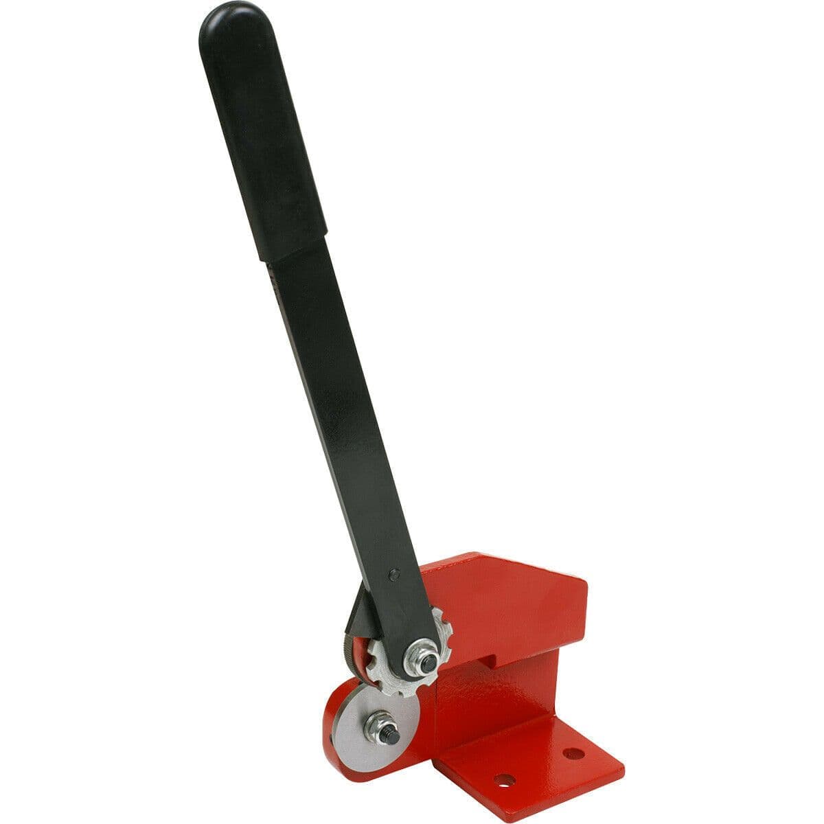 Manual Hand Sheet Metal Disc Cutter Bench Mounted 16 Gauge Steel Ratchet Lever
