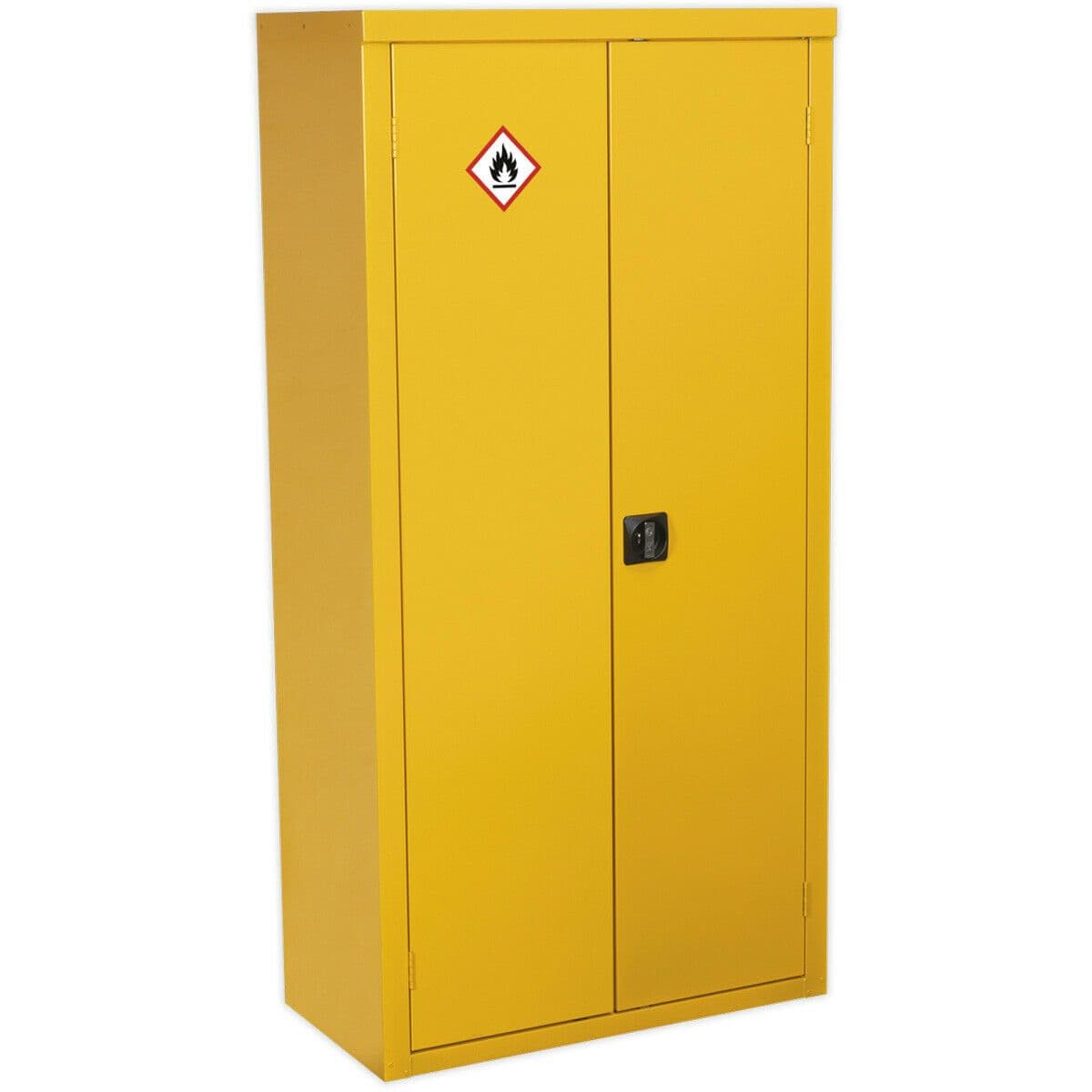 Hazardous Substance Cabinet - 900 x 460 x 1800mm - Two Door - 2-Point Key Lock