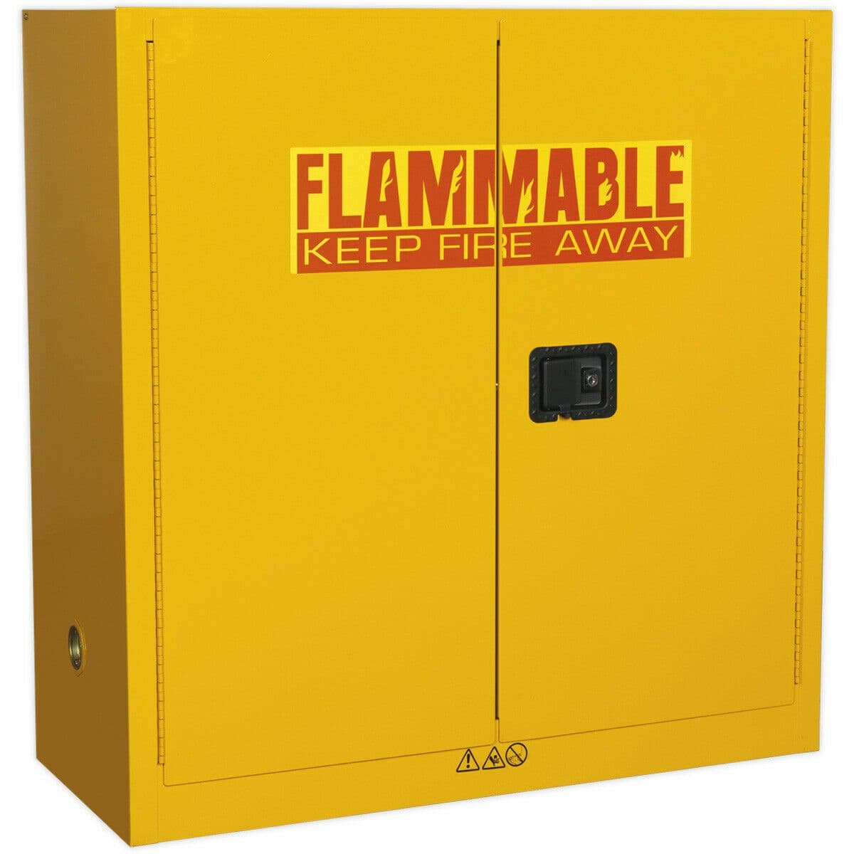 Flammable Substance Storage Cabinet 1095mm x 460mm x 1120mm 3 Point Key Lock