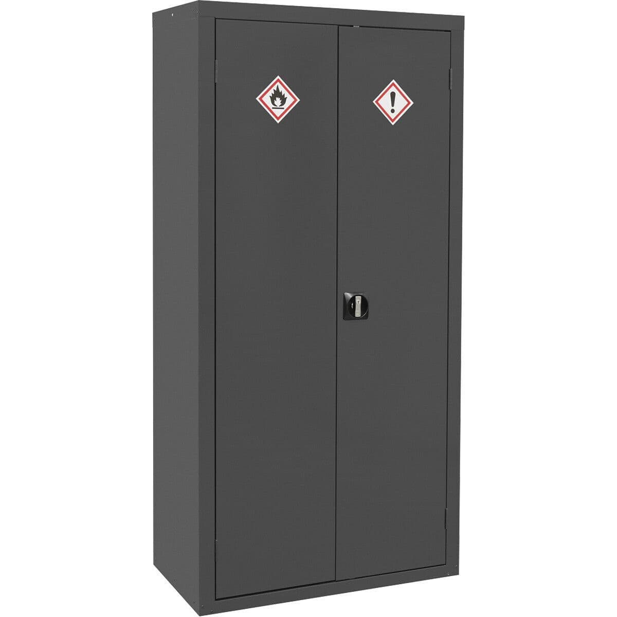CoSHH Substance Cabinet 900 x 460 x 1800mm Two Doors 2 Point Key Lock