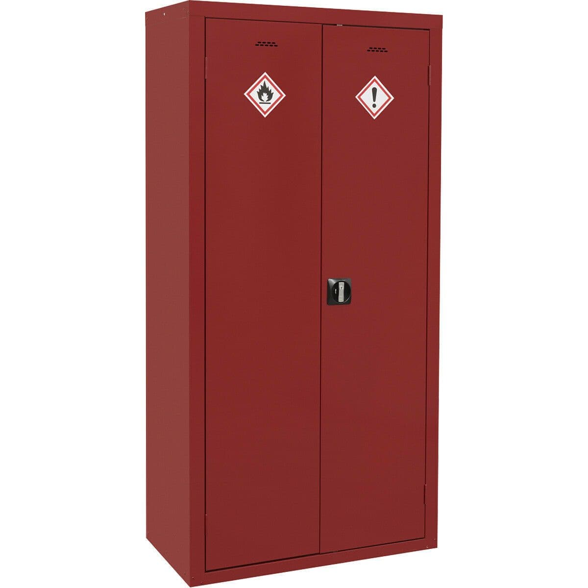 Agrochemical Substance Cabinet 900 x 460 x 1800mm 2 Door 2 Point Key Lock