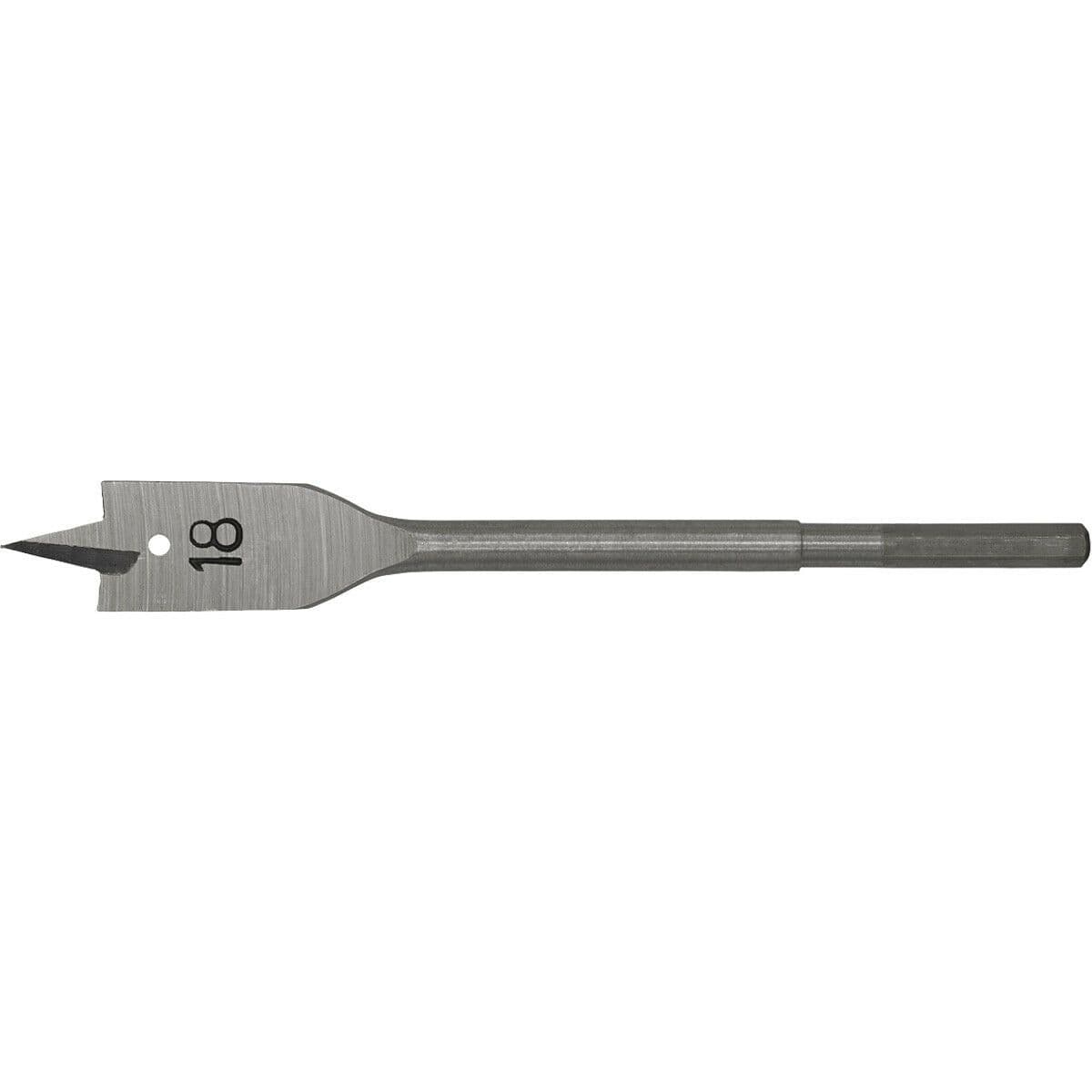 18 x 152mm Fully Hardened Wood Drill Bit Hex Shank High Performance Woodwork