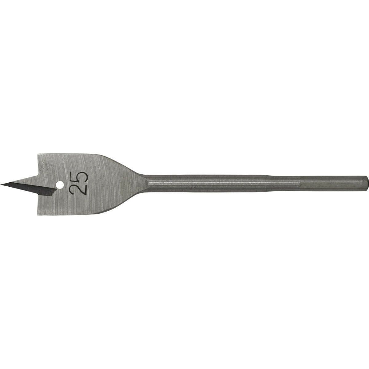 25 x 152mm Fully Hardened Wood Drill Bit Hex Shank High Performance Woodwork