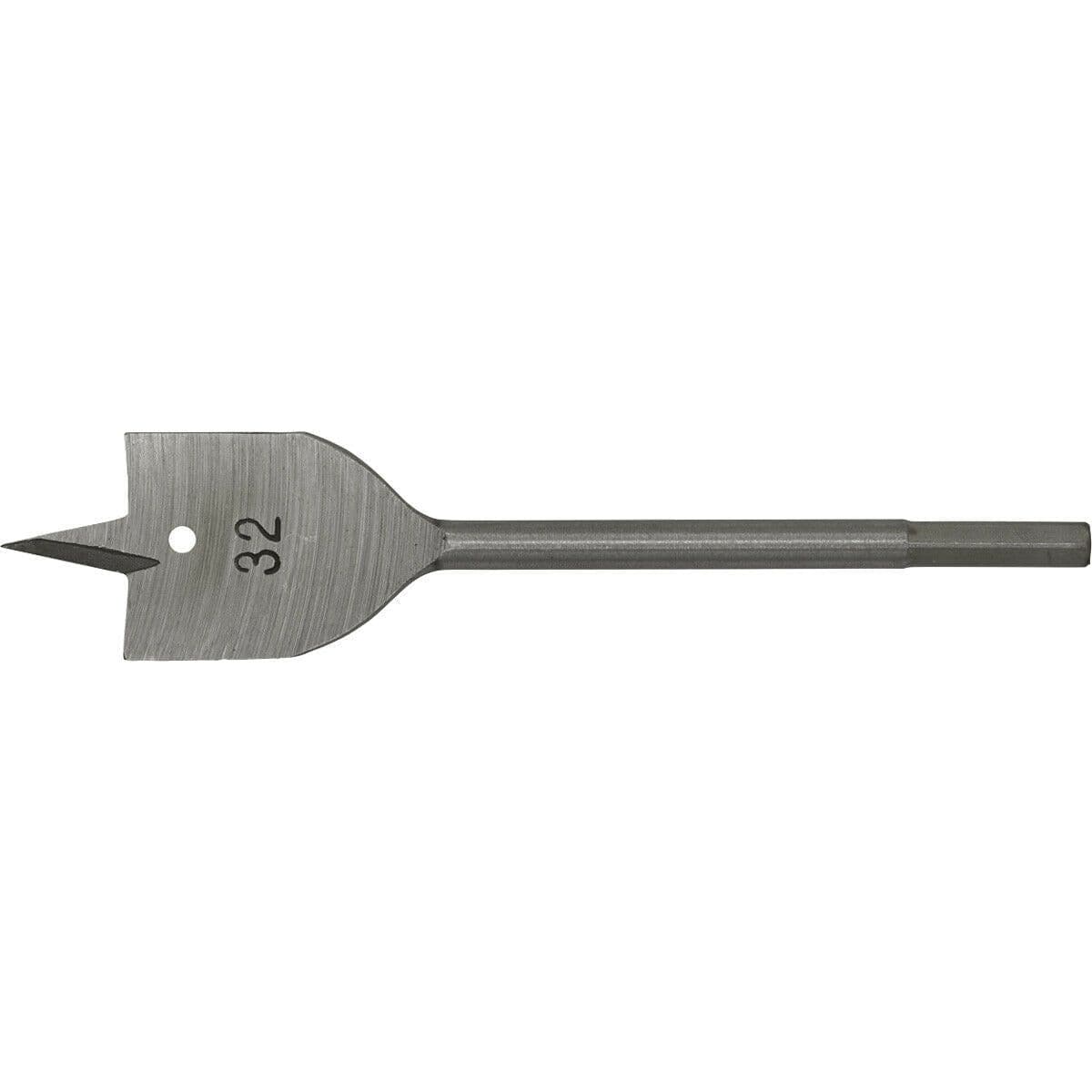 32 x 152mm Fully Hardened Wood Drill Bit Hex Shank High Performance Woodwork