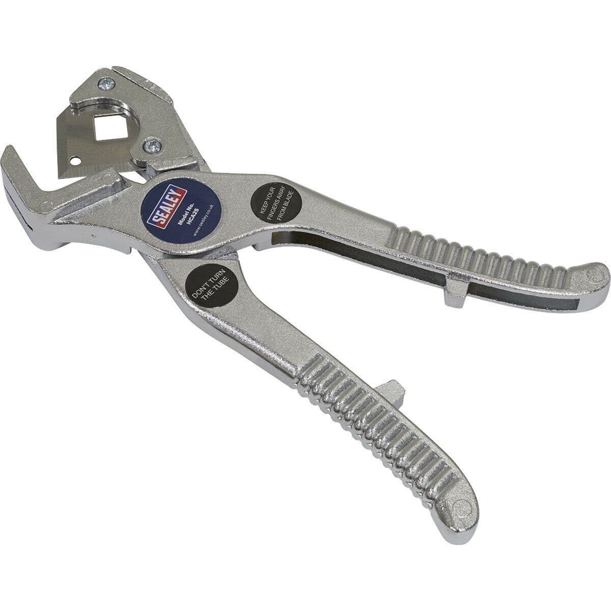 Rubber & Reinforced Hose Cutter 3mm to 25mm Capacity Reversible Steel Blade