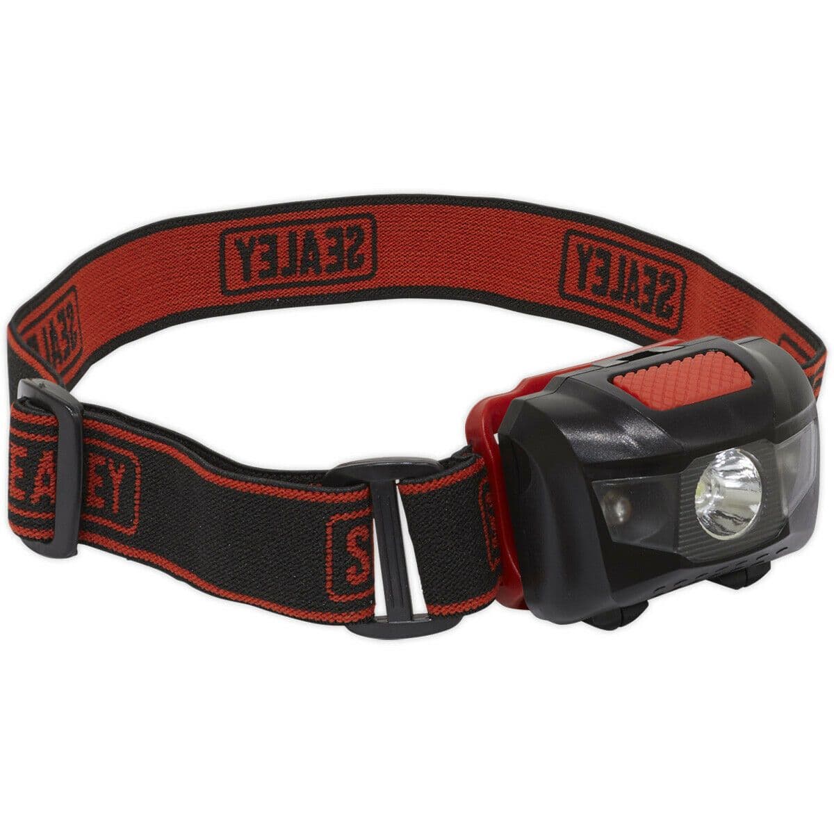 3W LED Head Torch Spotlight Adjustable Headband LED & 2 x Red LEDs
