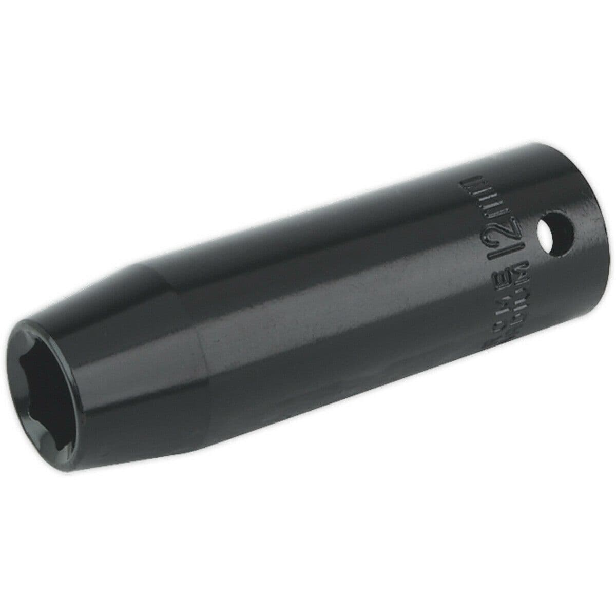 12mm Forged Deep Impact Socket - 1/2 Inch Sq Drive Chrome Vanadium Wrench Socket