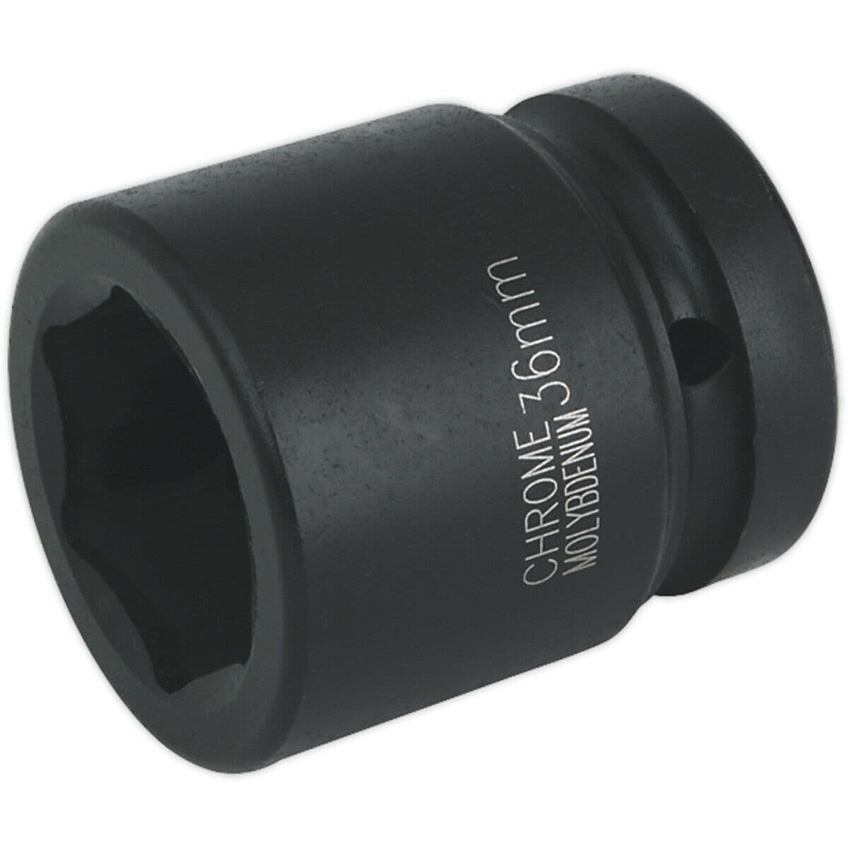 36mm Forged Impact Socket 1 Inch Sq Drive Chromoly Impact Wrench Socket