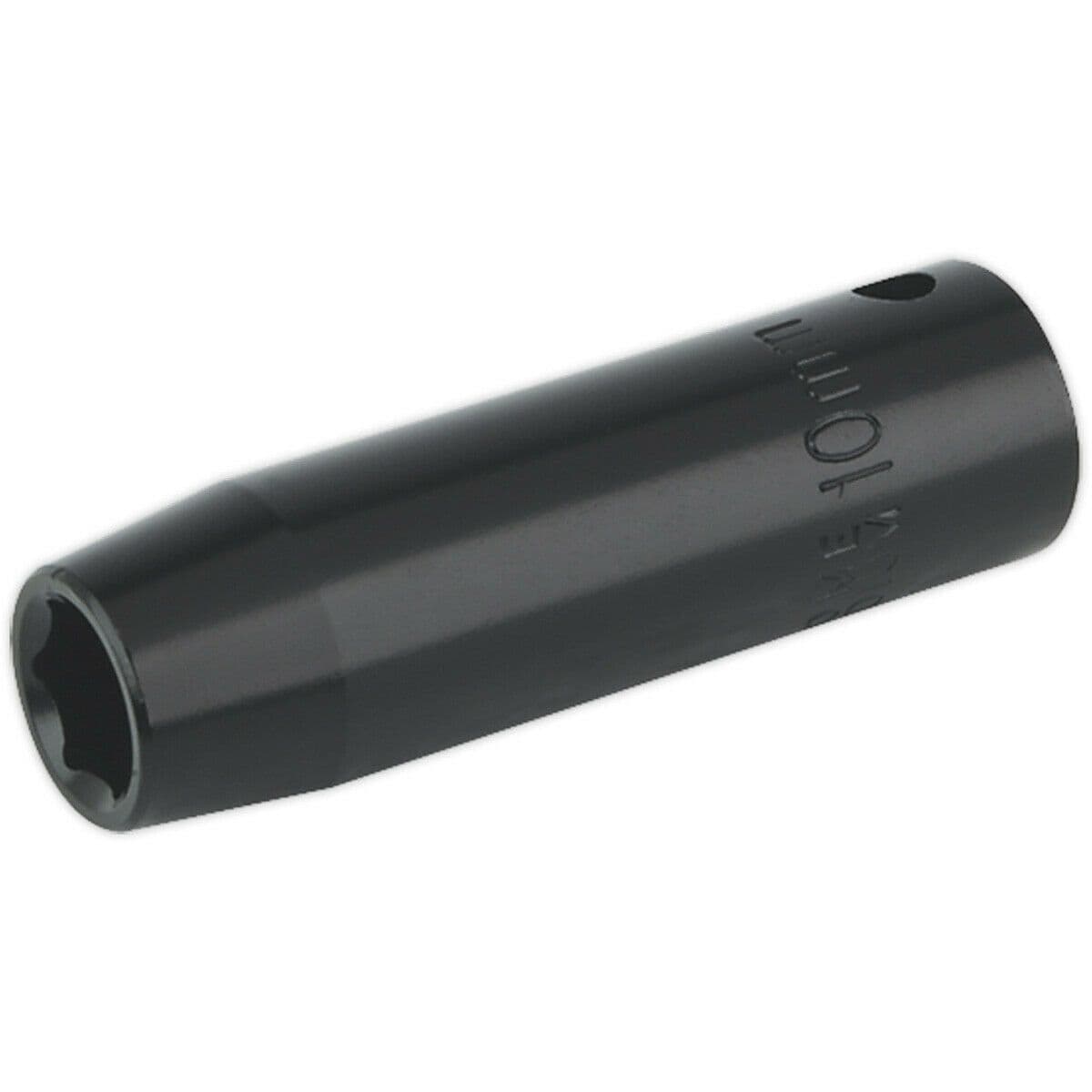 10mm Forged Deep Impact Socket - 3/8 Inch Sq Drive Chrome Vanadium Wrench Socket