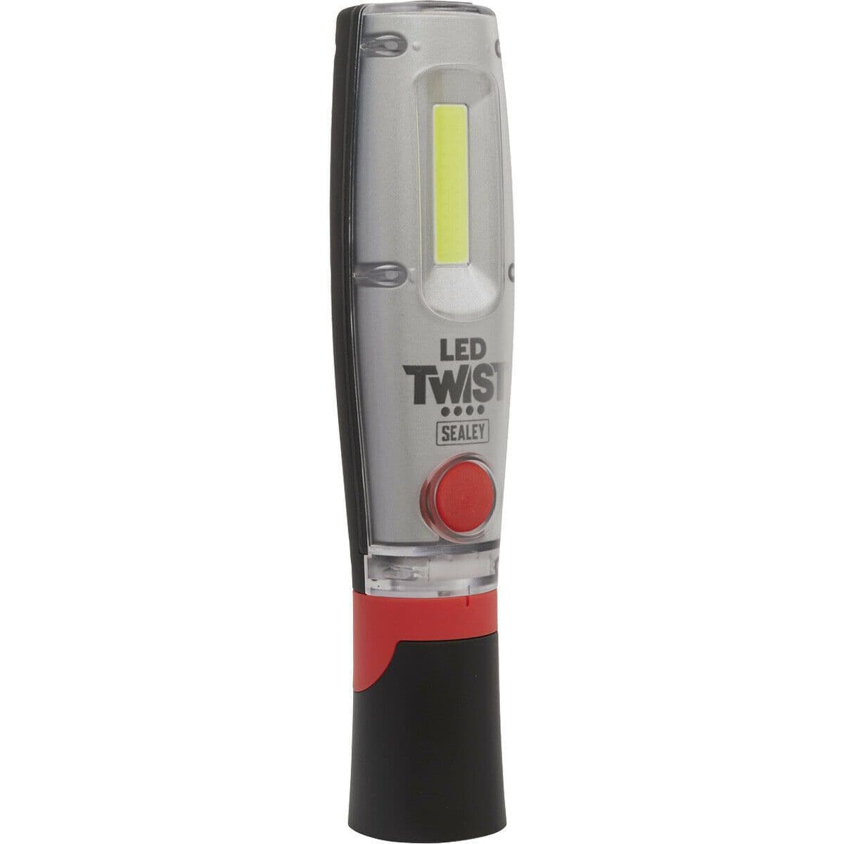 Rechargeable Inspection Light 8W COB & 1W SMD LED Flex & Twist Function