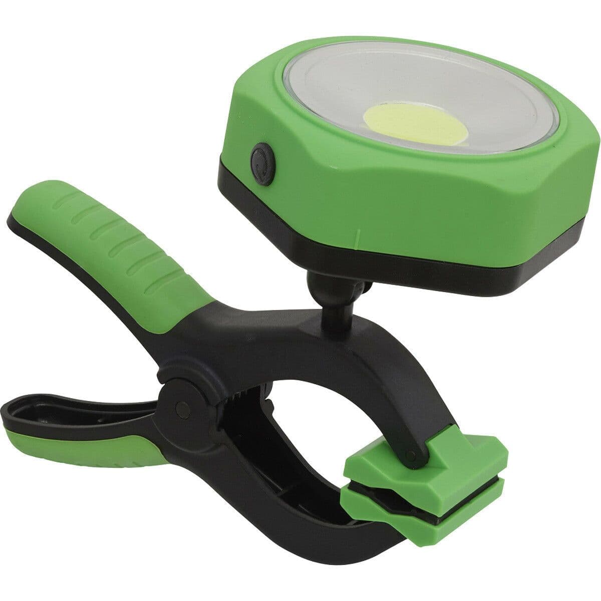 3W COB LED Magnetic Work Lamp & Clamp Adjustable Head Torch Battery Powered