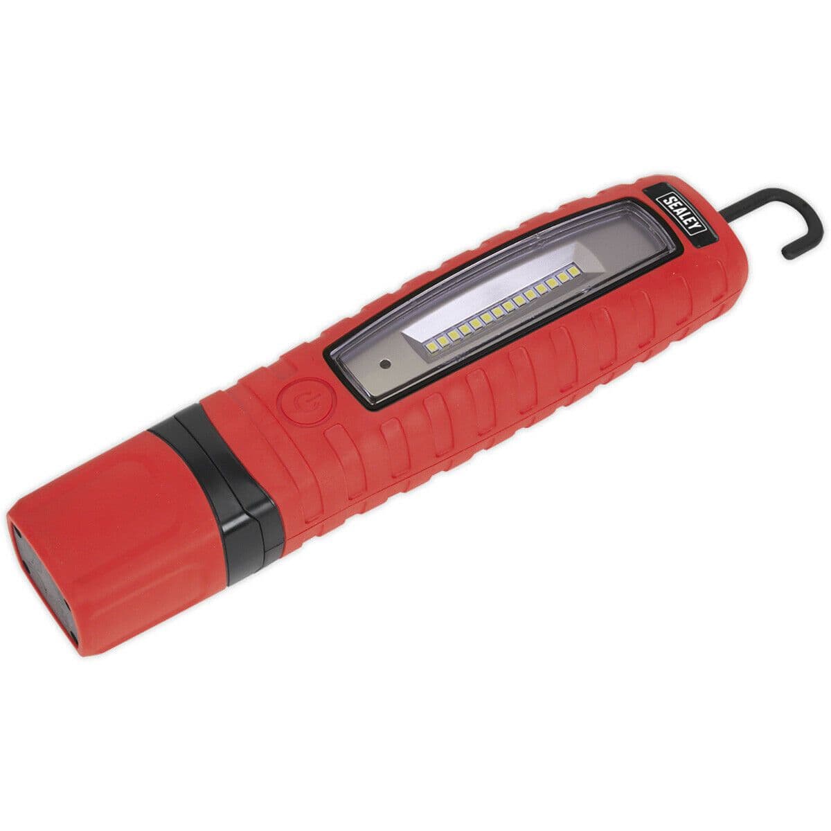 360Ã‚° Swivel Inspection Light - 14 SMD & 3W SMD LED - Rechargeable - Red