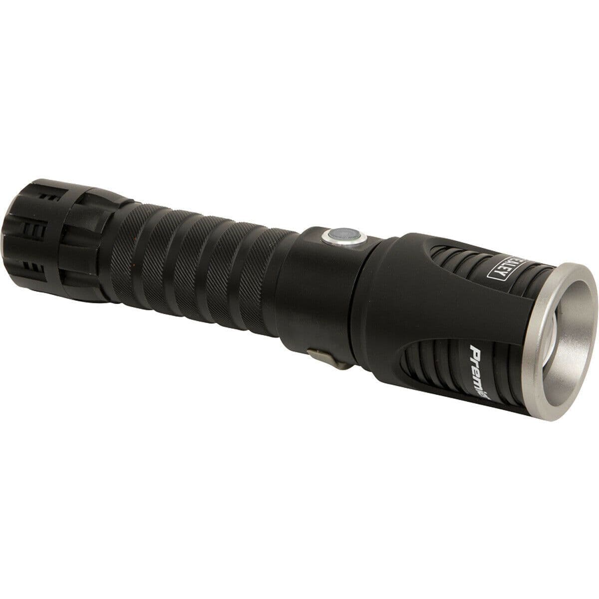 Aluminium Torch 5W LED Adjustable Focus Rechargeable Battery
