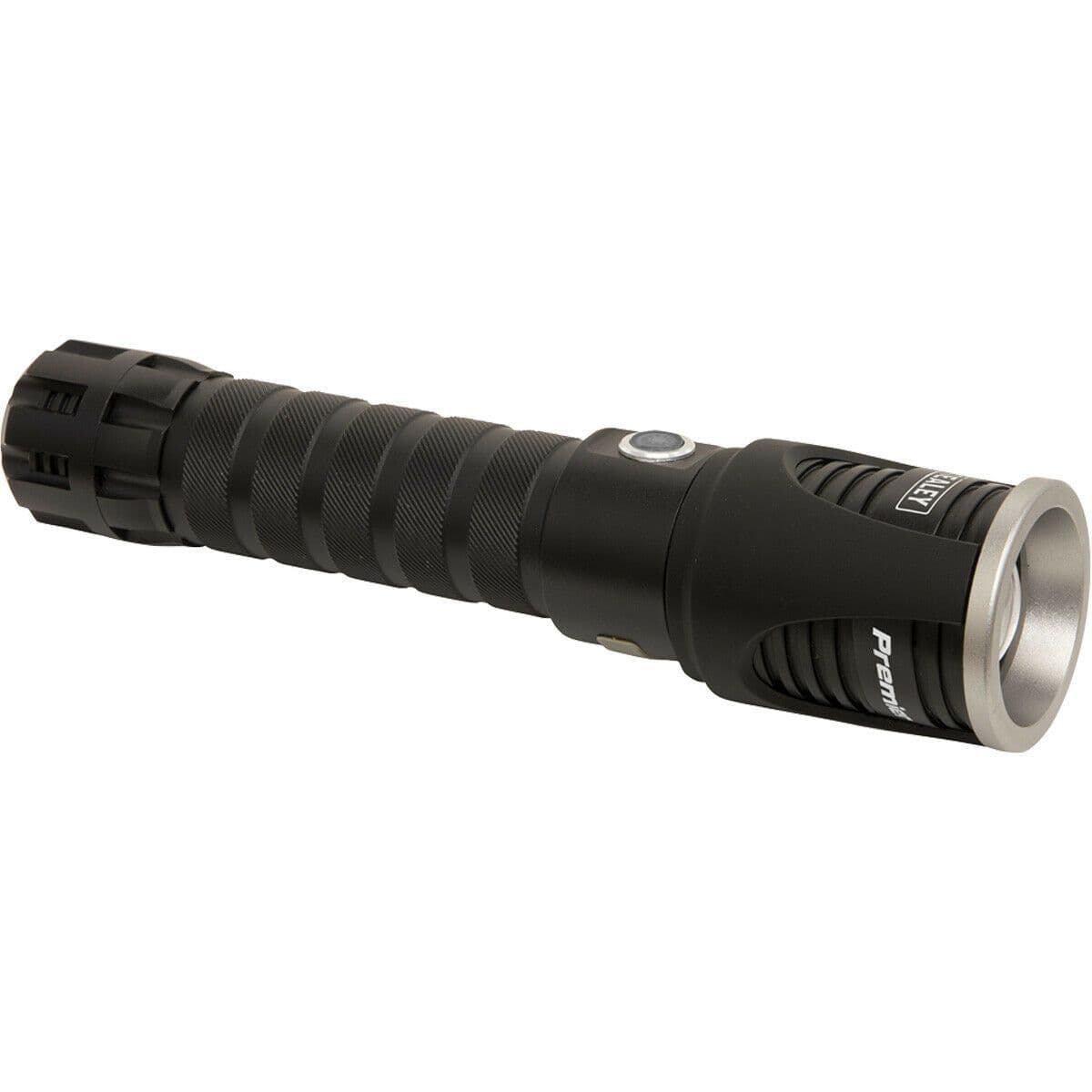 Rechargeable Aluminium Torch 10W LED Adjustable Focus Flashlight