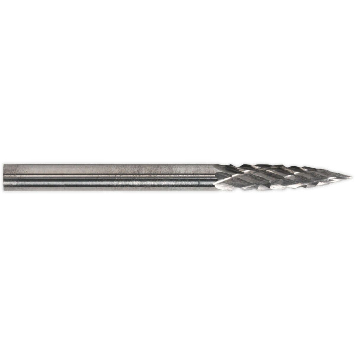 3 PACK 3mm Micro Carbide Burr Pointed Tree Taper Bits Rotary Flash Removing