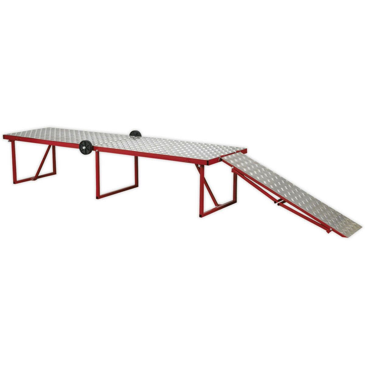 Folding Motorcycle Workbench Capacity 460m Height Portable Pit Table