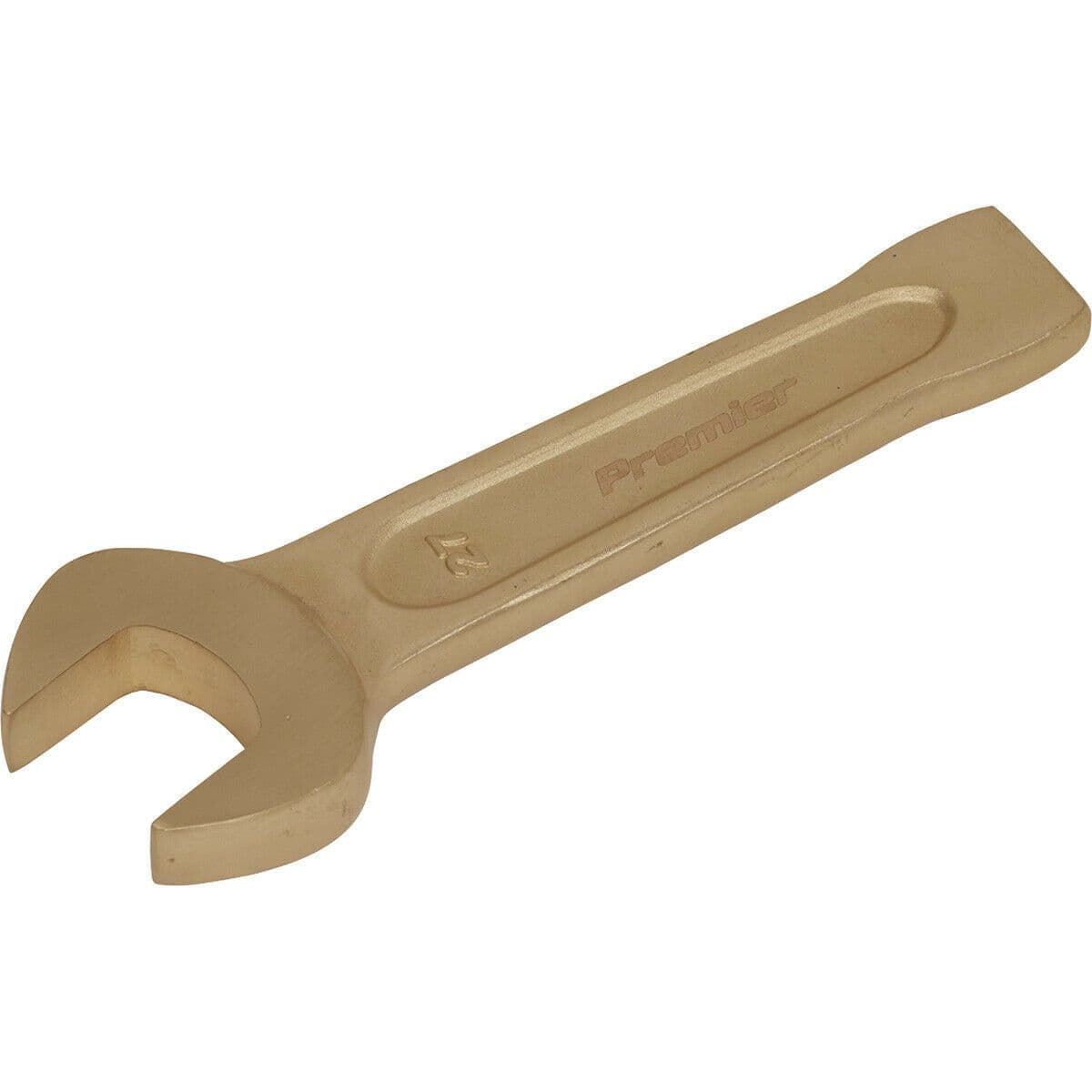 27mm Open End Slogging Spanner Non Sparking Short Profile Striking End