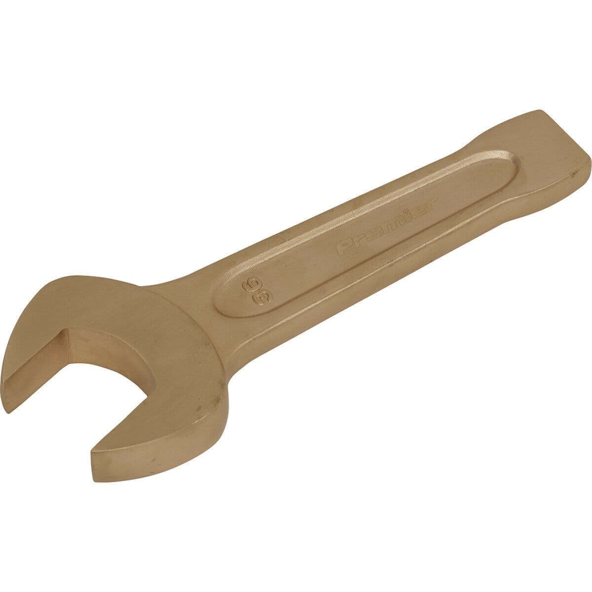 36mm Open End Slogging Spanner Non Sparking Short Profile Striking End
