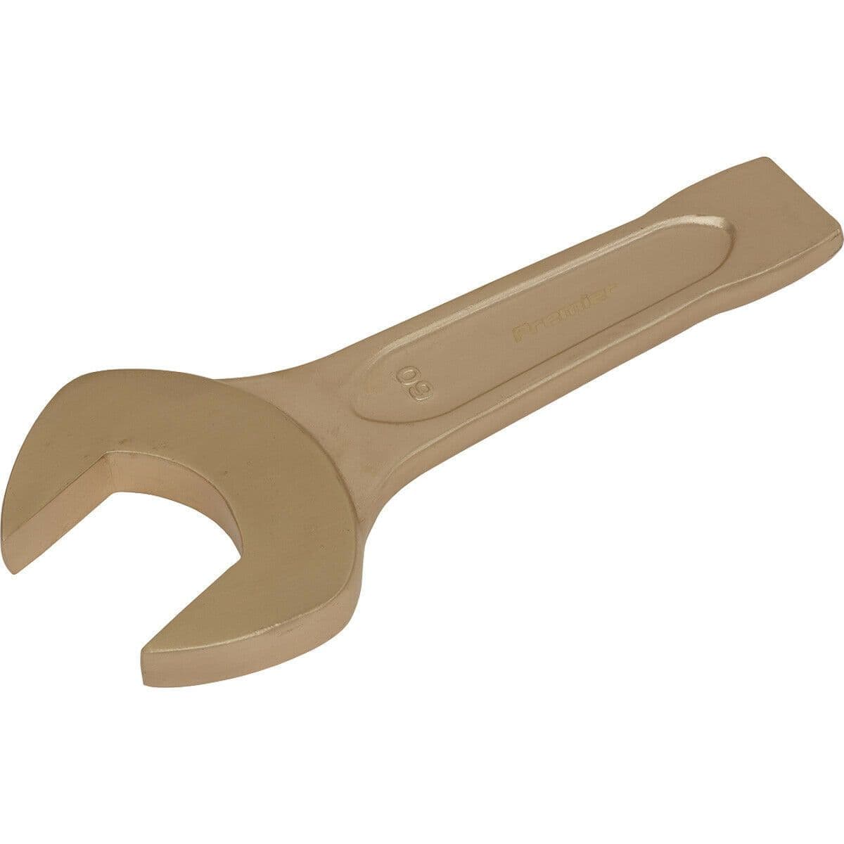 60mm Open End Slogging Spanner Non Sparking Short Profile Striking End