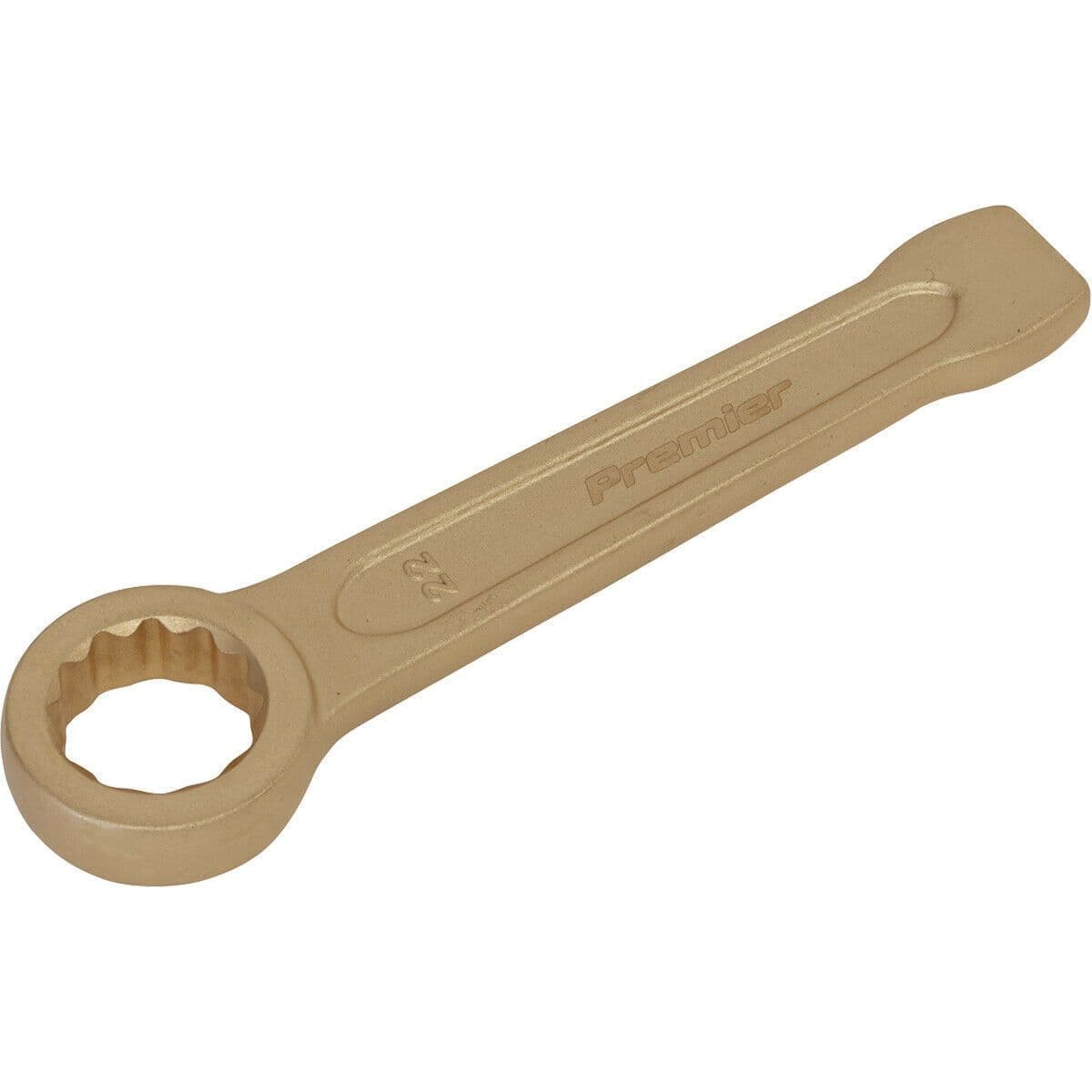 22mm Ring End Slogging Spanner Non Sparking Short Profile Striking End