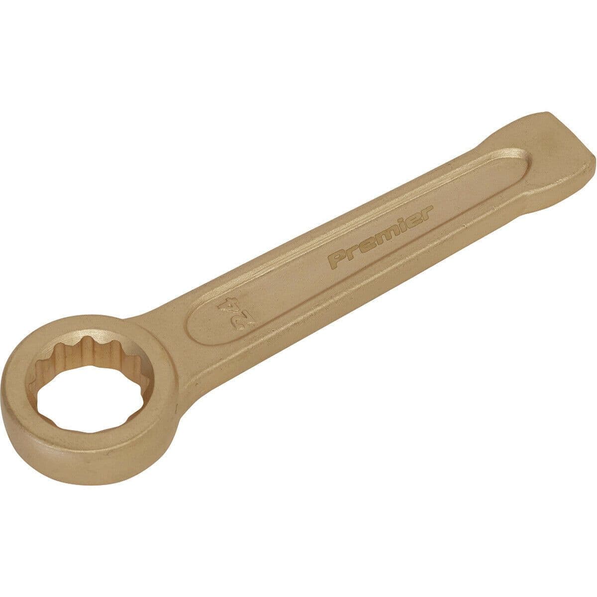 24mm Ring End Slogging Spanner Non Sparking Short Profile Striking End