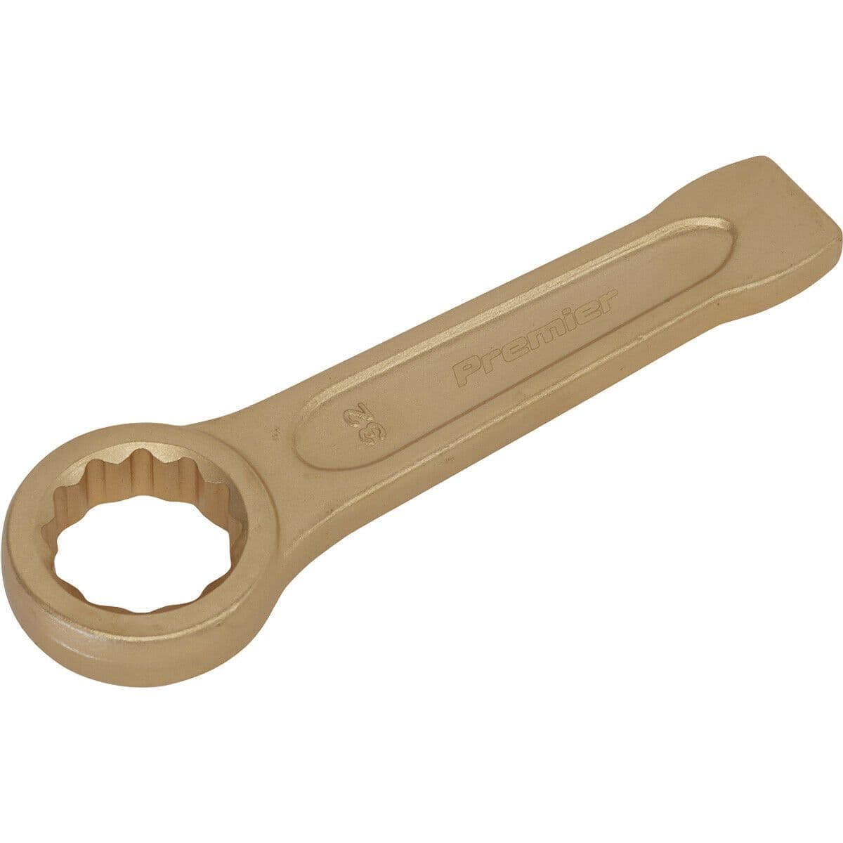 32mm Ring End Slogging Spanner Non Sparking Short Profile Striking End