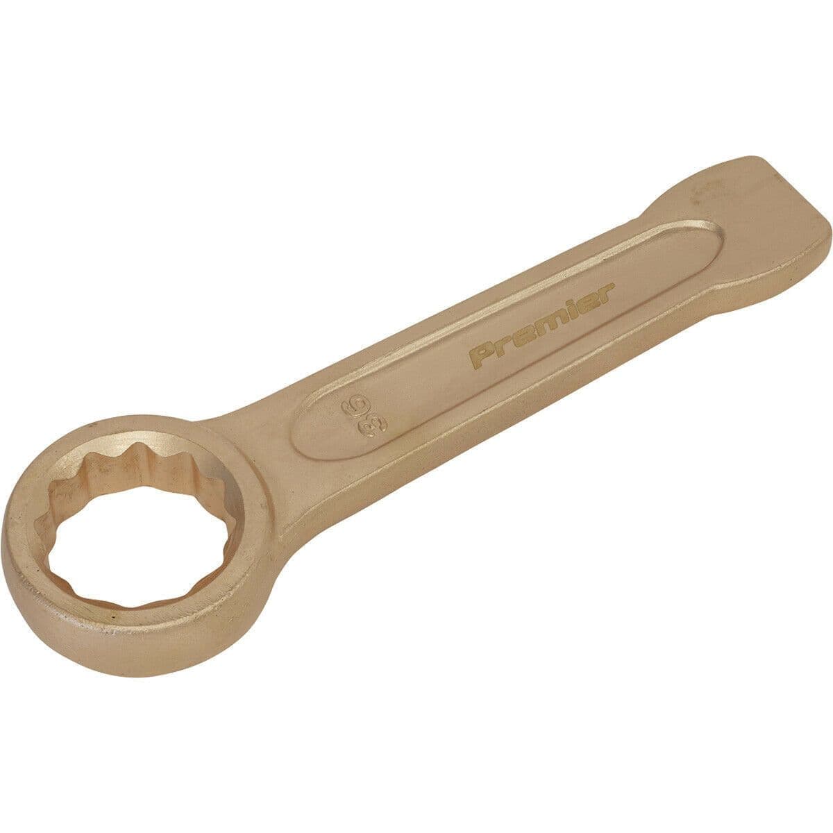 36mm Ring End Slogging Spanner Non Sparking Short Profile Striking End
