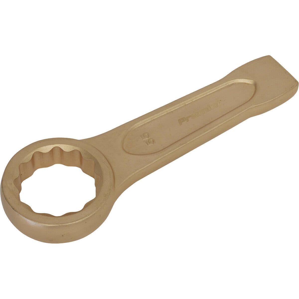 55mm Ring End Slogging Spanner Non Sparking Short Profile Striking End
