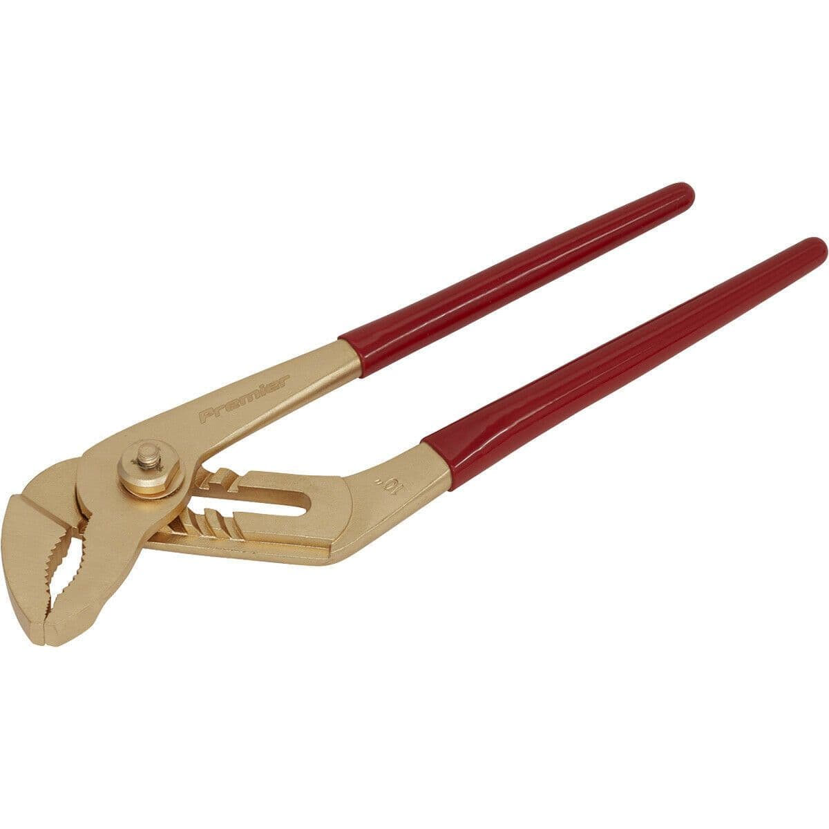 250mm Non Sparking Water Pump Pliers Groove Joint Adjustable Head Die Forged