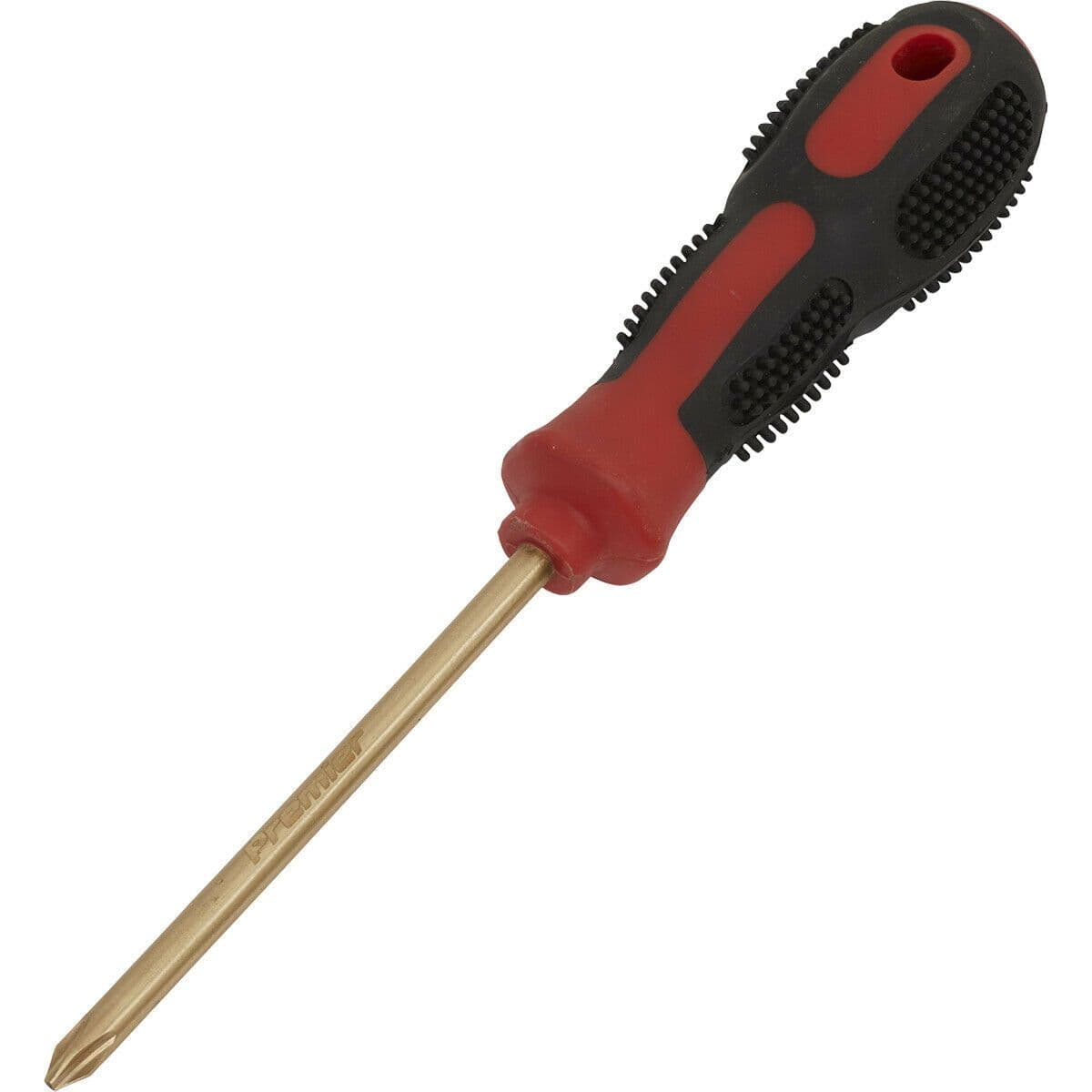Non Sparking Phillips Screwdriver #2 x 100mm Soft Grip Handle Die Forged