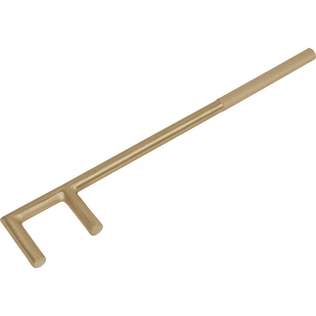 60 x 500mm Non Sparking Valve Handle Precision Cast Beryllium