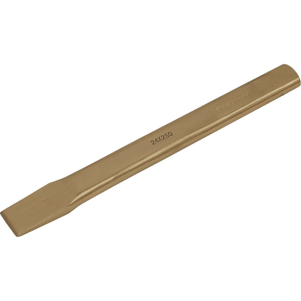Non Sparking Flat Chisel 24mm x 250mm Precision Cast Beryllium