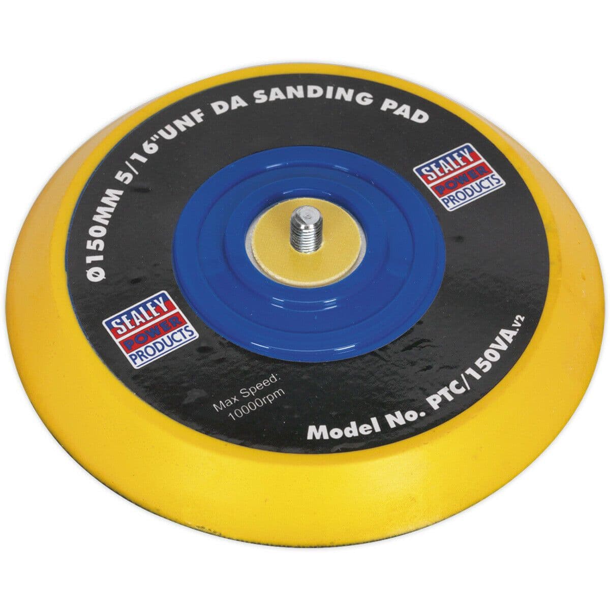 145mm DA Backing Pad Hook & Loop Discs 5 16 Inch UNF Thread 10000 RPM