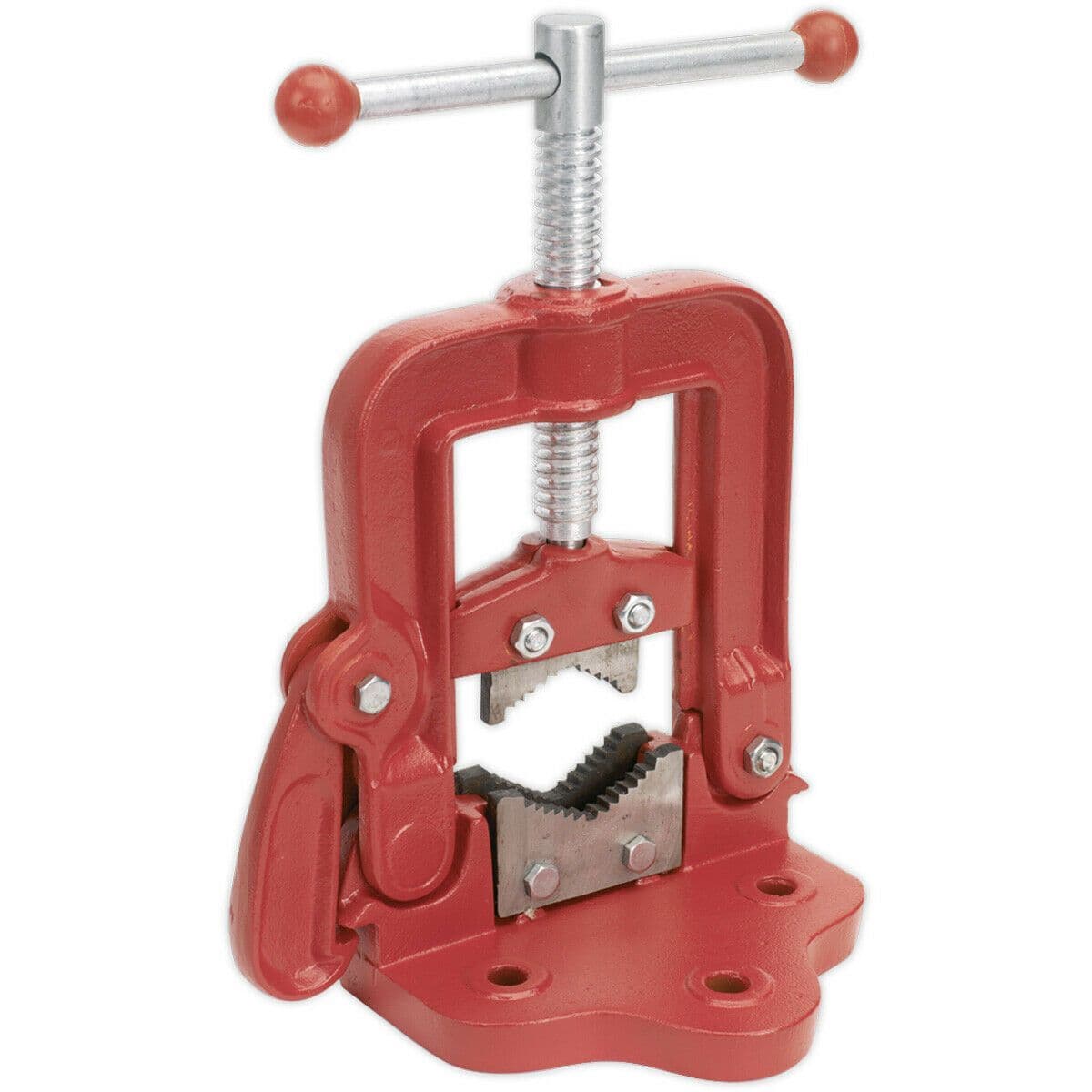 Bench Mounting Pipe Vice Hinged Design 10mm to 85mm Cast Frame & Base