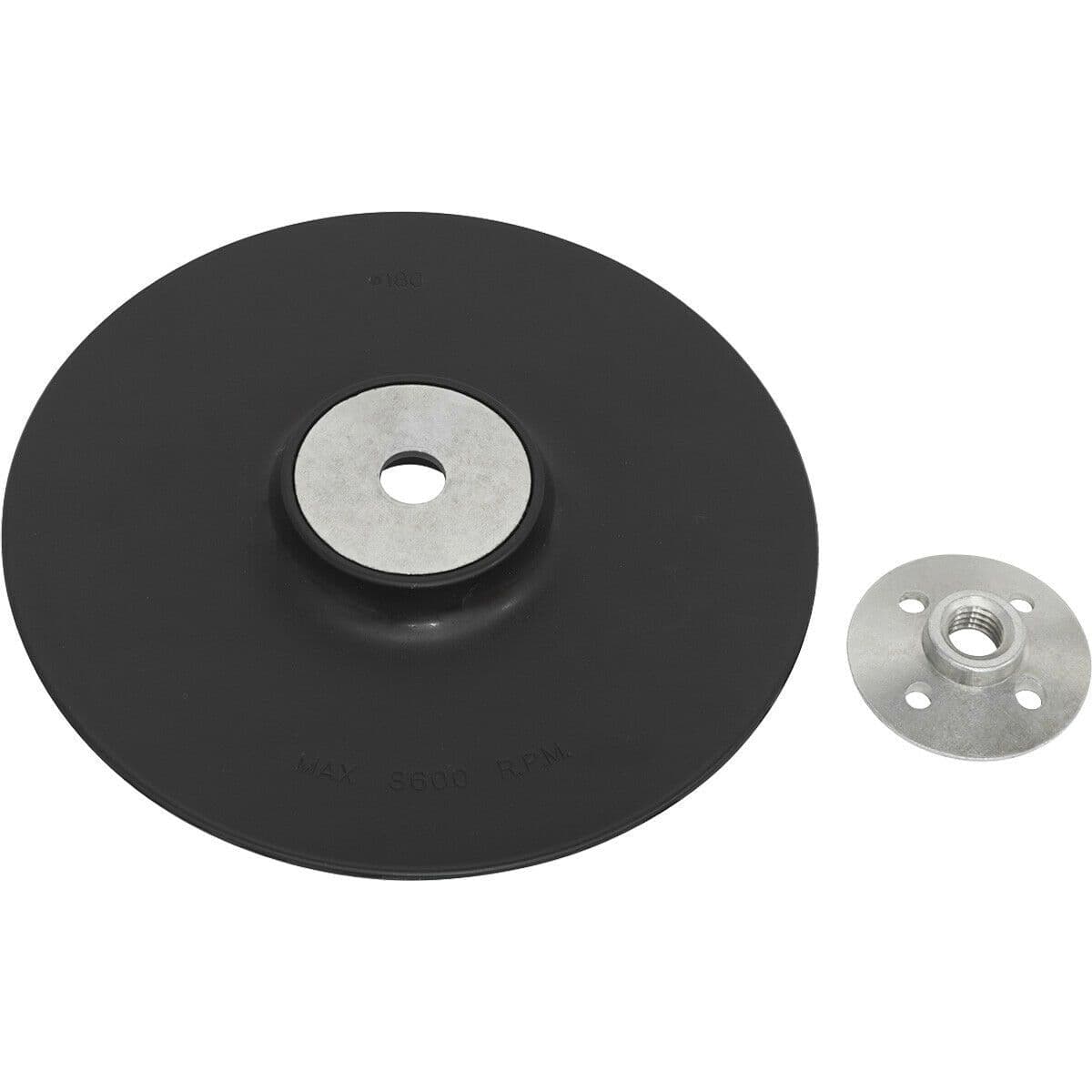180mm Rubber Backing Pad - M14 x 2mm - Orbital Sanding & Polishing Disc Plate