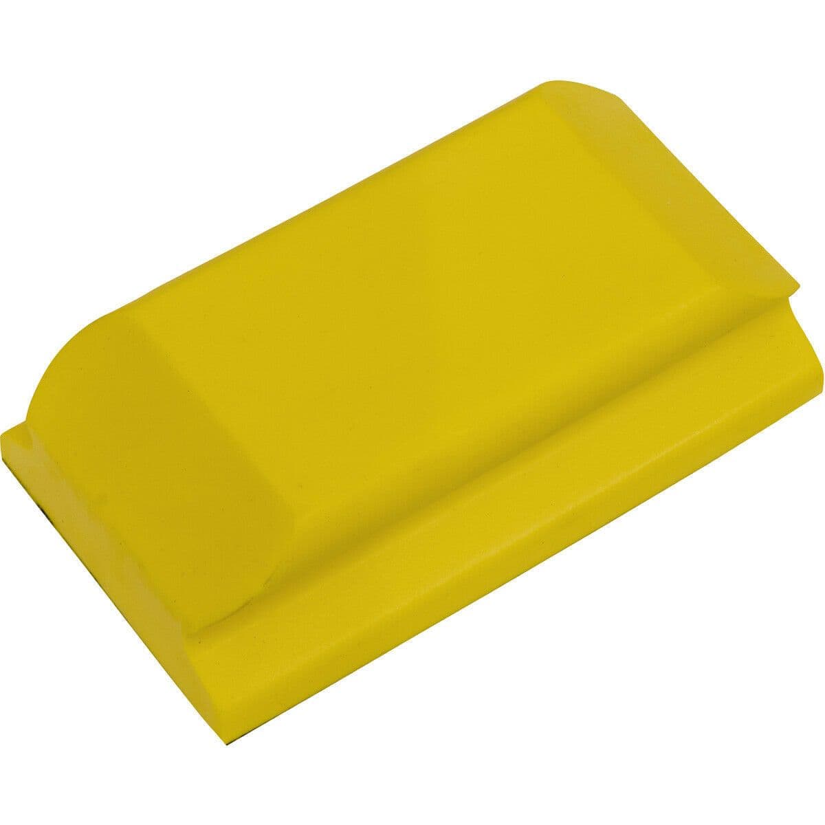 Rectangular Sanding Block - 125mm x 70mm - Hook and Loop Surface - Resilient