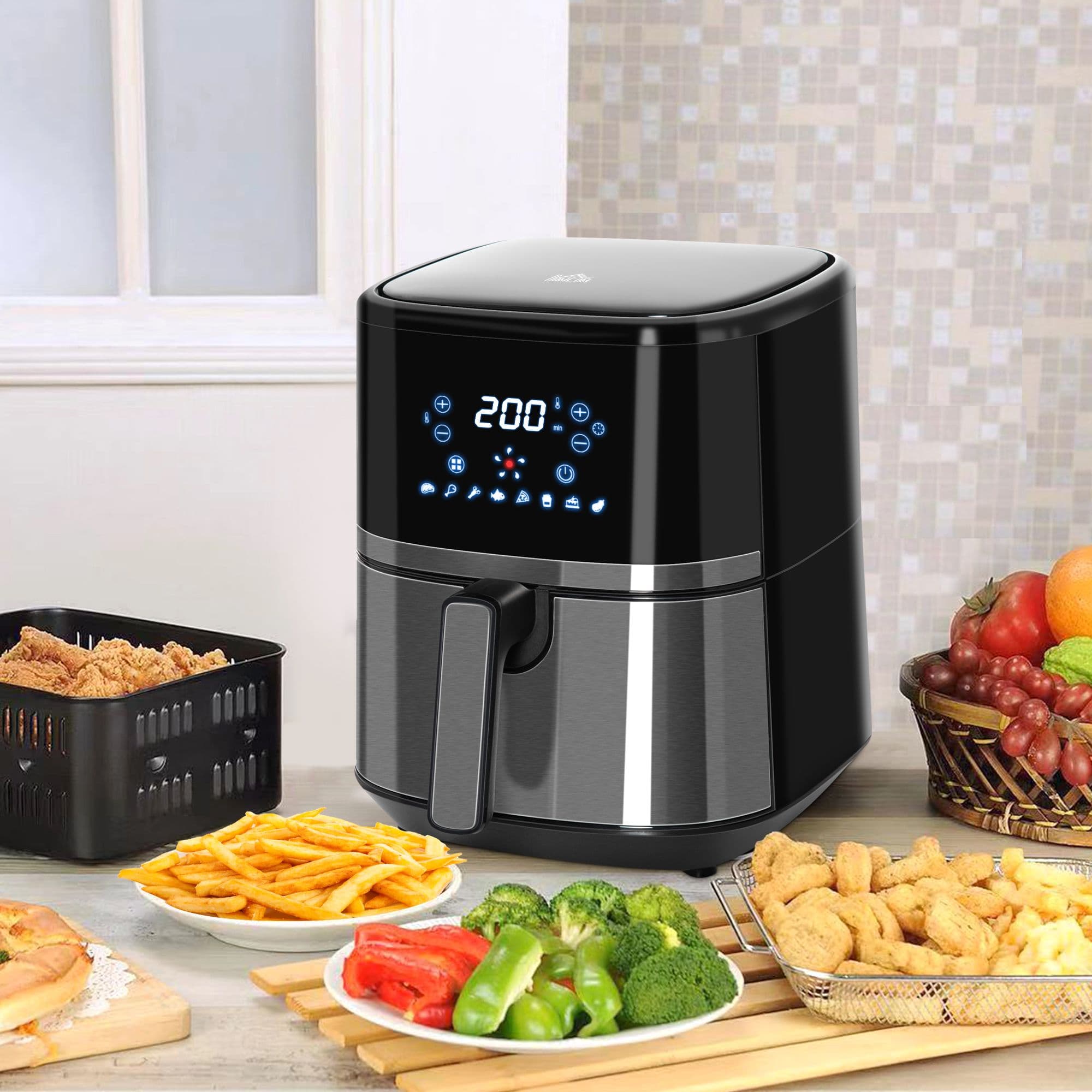Air Fryer 1500W 4.5L with Digital Display Rapid Air Circulation