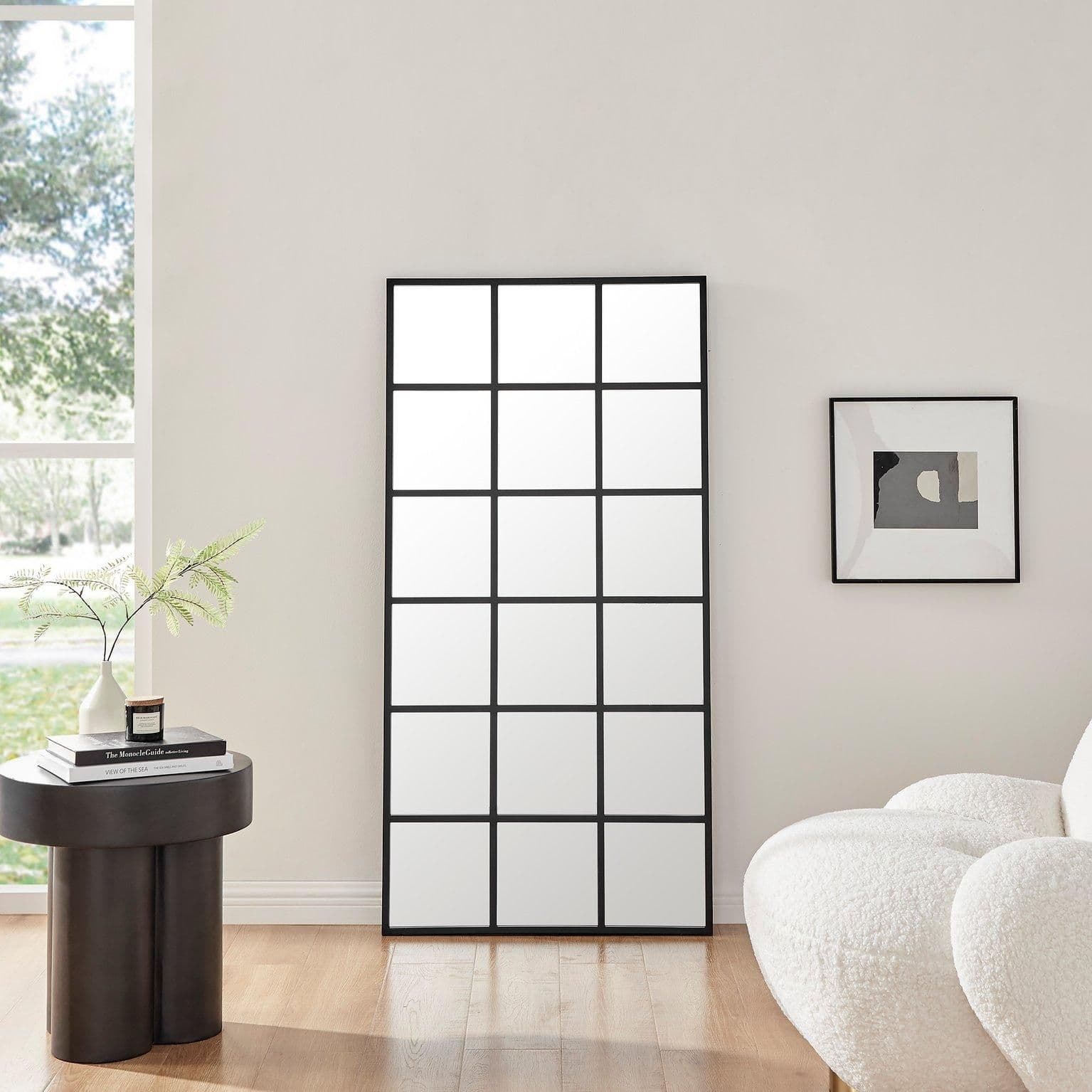 Yoko Medium Industrial Frame Window Wall Mirror
