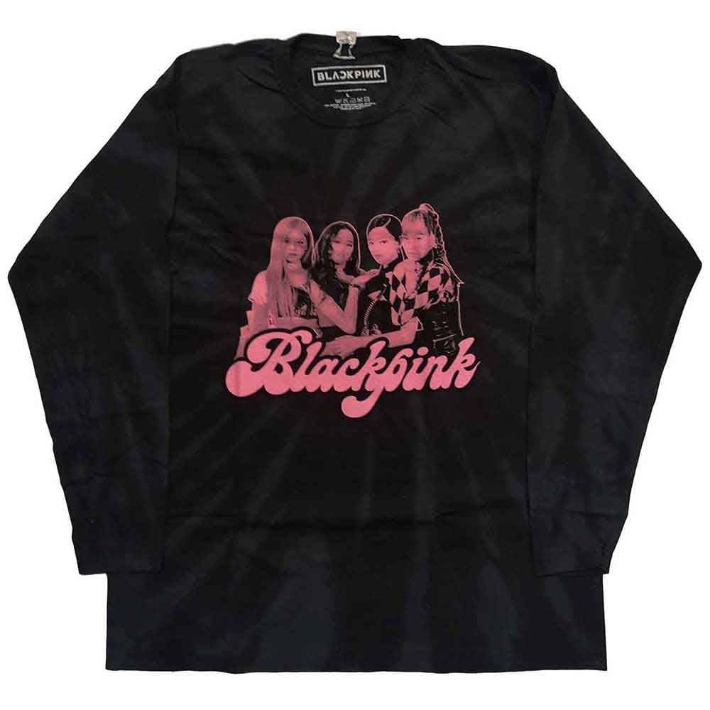 Photo Logo Dip Dye Long Sleeve T Shirt