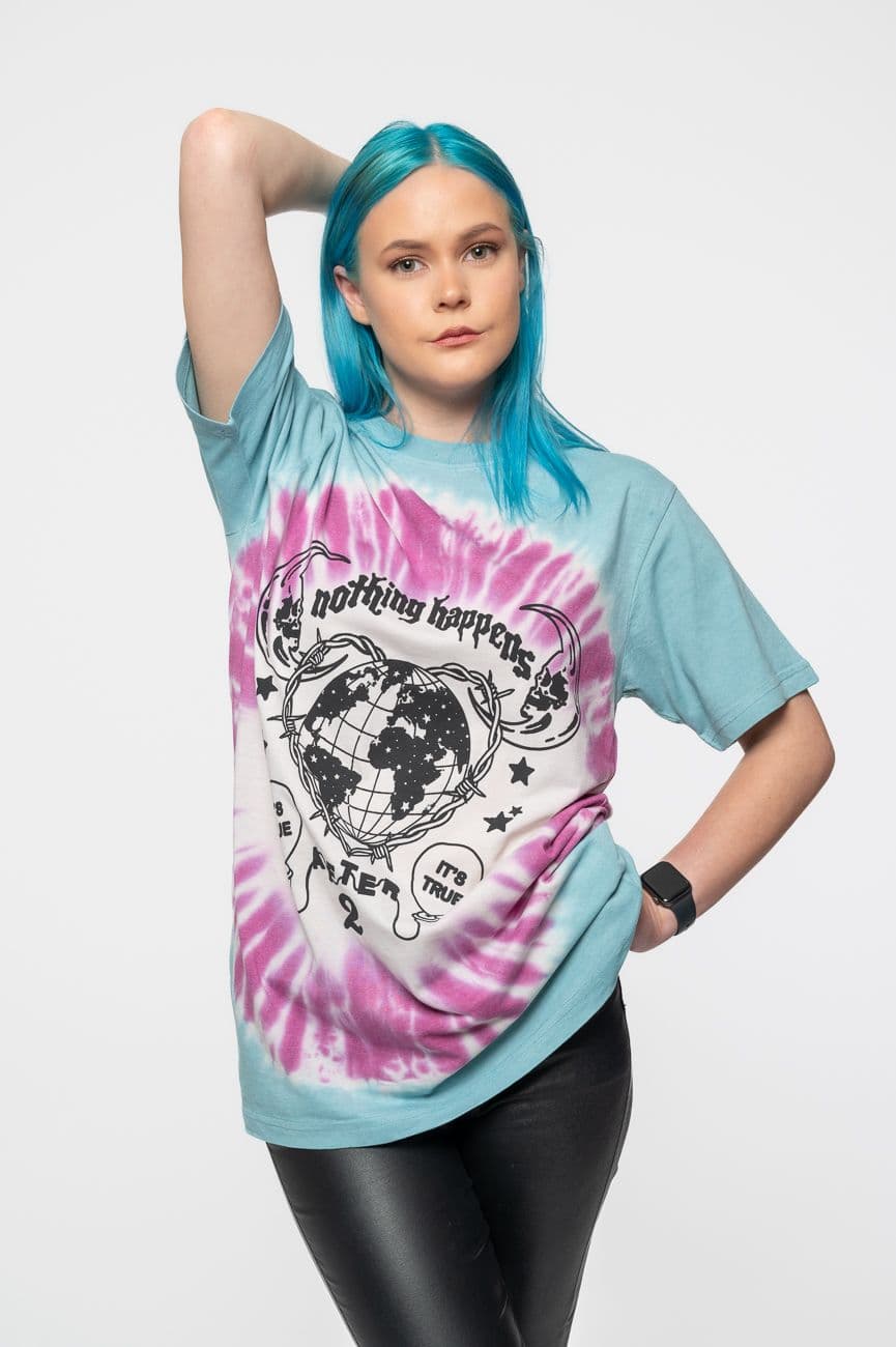 Nothing Happens Dye Wash T Shirt