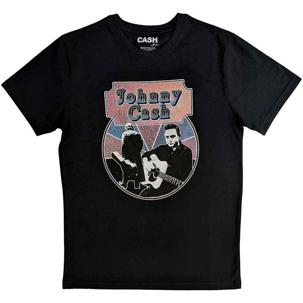 Walking Guitar Front On T Shirt