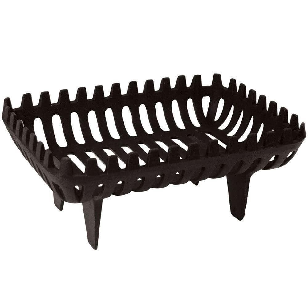 Fire Vida Cast Iron Log Basket Indoor Outdoor Storage 160 x 380 x 260 mm
