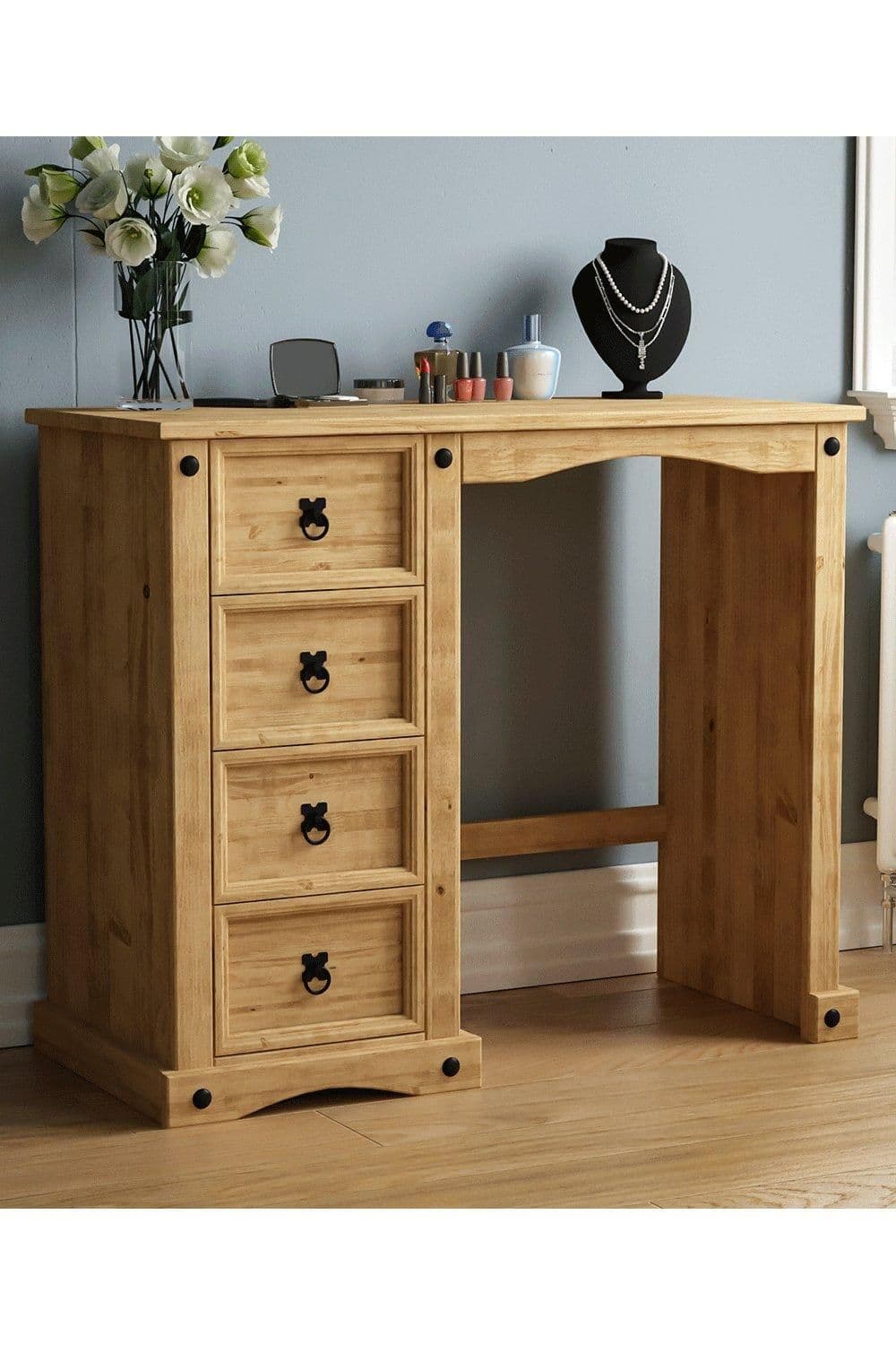 Vida Designs Corona Dressing Table MDF 840 x 1000 x 450 mm