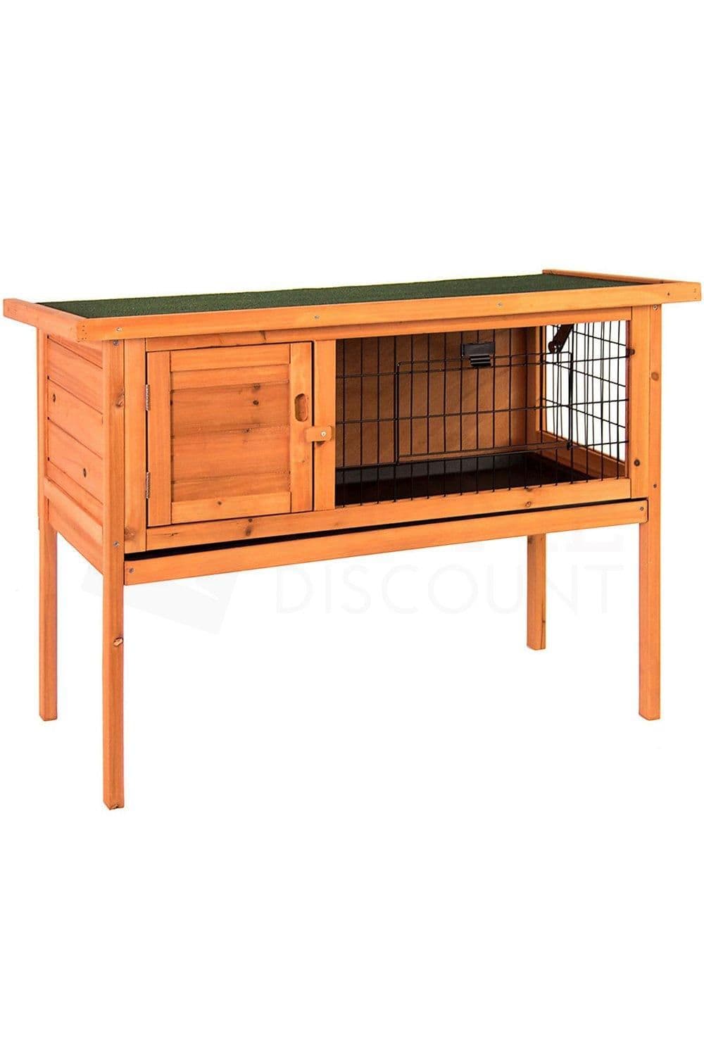 Pet Vida Single Wooden Pet Hutch Rabbit House