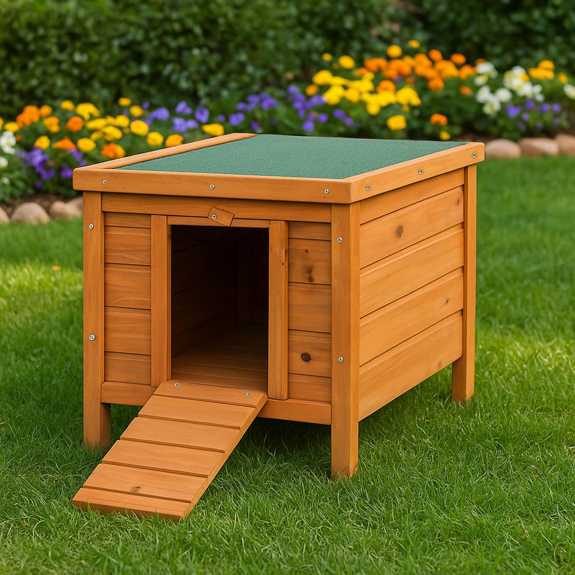 Pet Vida Wooden Pet Hutch Rabbit House