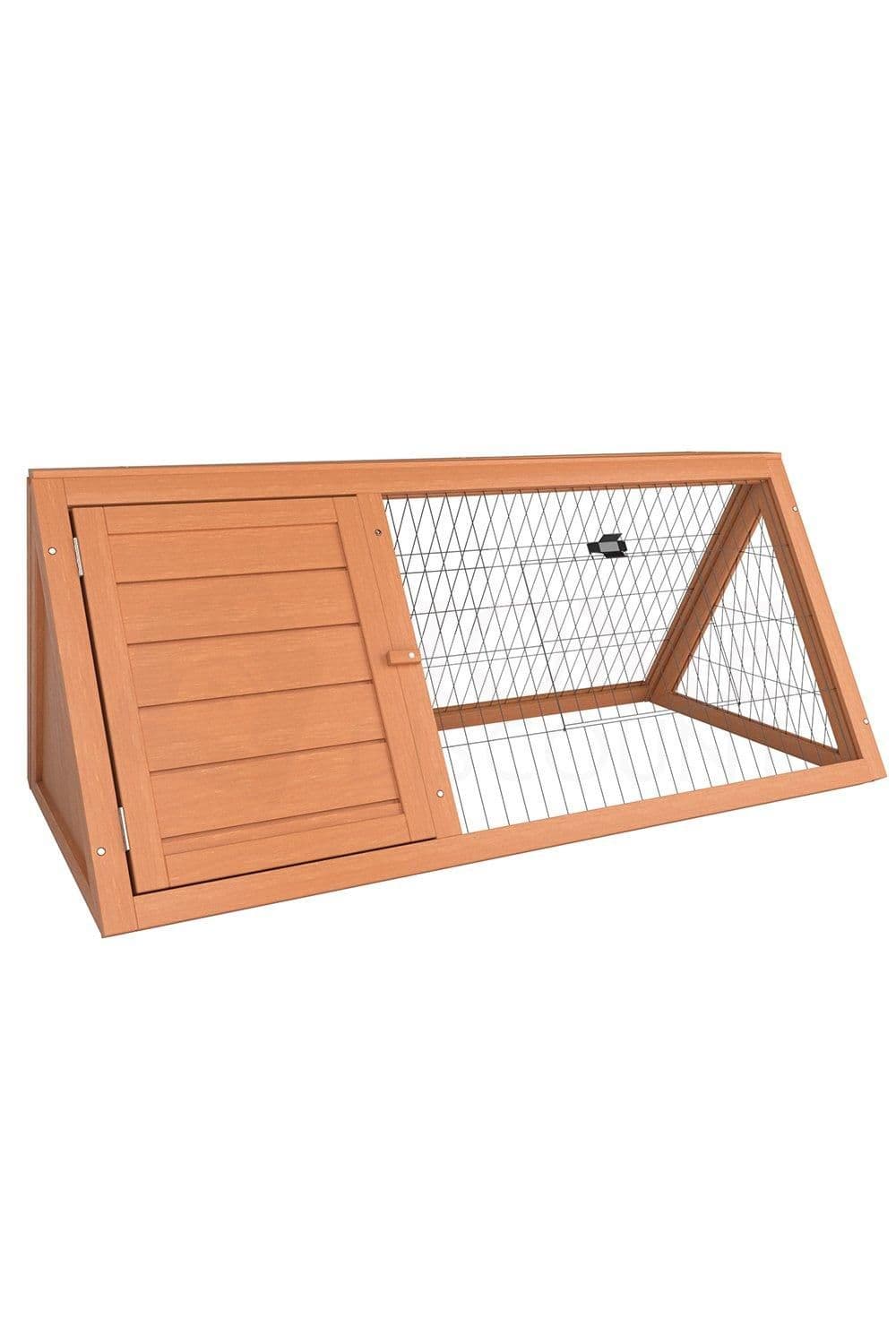 Pet Vida Triangle Wooden Pet Hutch House Shelter